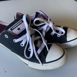 Converse Black/Pink Size 1