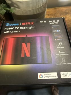 RGBIC tv Backlight With Camera