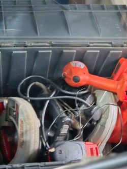 Box of tools.