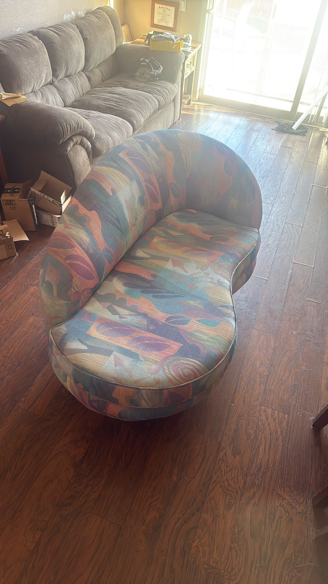 Kidney Shaped Loveseat Paco Jam. 1996
