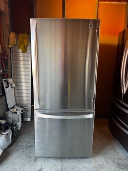 Kenmore elite stainless steel refrigerator