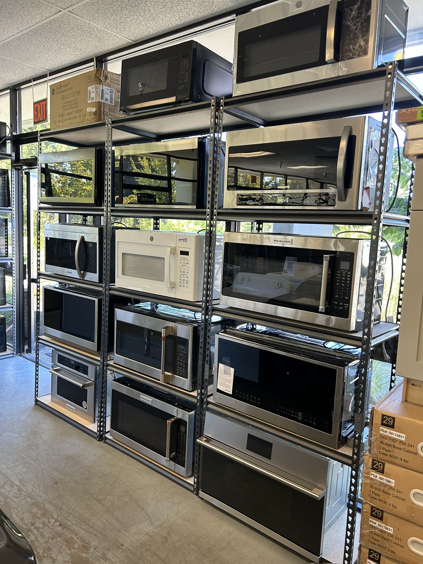 New Cafe,KitchenAid,LG, GE, etc..microwave