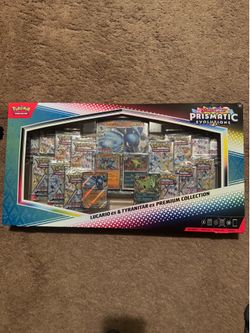 Pokemon Prismatic Evolutions Lucario ex and Tyranitar ex Premium Collection