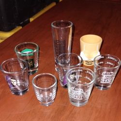  Shot Glasses Vintage And New