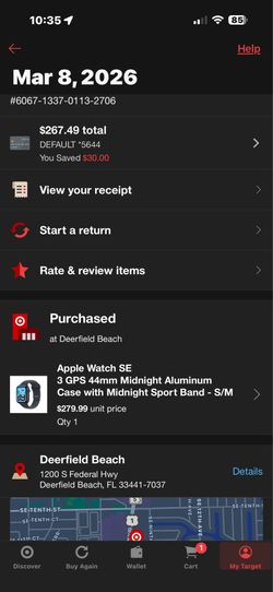 Apple Watch SE 3 (GPS) 64GB Black