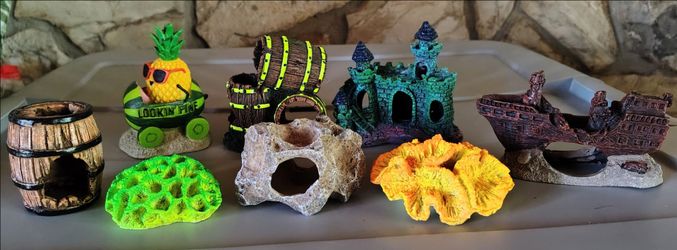 Aquarium Decorations Bundle
