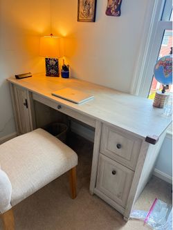 Desk with drawers