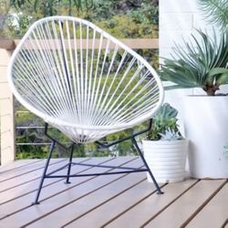 Pair Of Acapulco Outdoor Rope Chairs Mid Century 