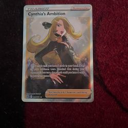 Cynthia’s Ambition 