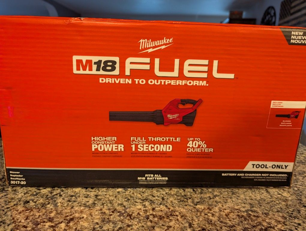 Milwaukee Blower, Batteries and Charger