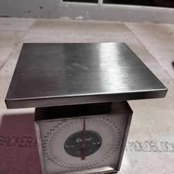 Edlund SF-2 32 Oz Premier Series Portion Scale with 6" x 6.75" Platform | Fixed Dial Mechanical Weighing Plate for Commercial Kitchen Supermarket Food