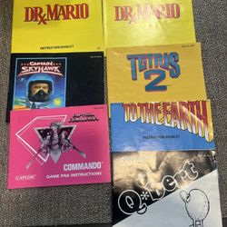 Nintendo NES Manuals 
