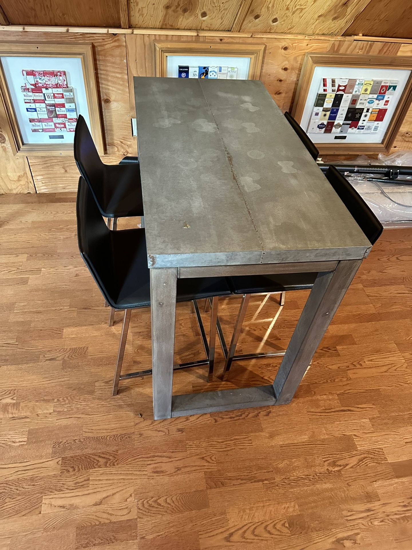 CB2 Counter Table With Chairs