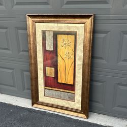 “Delicate Balance I” Modern Gold Framed Wall Art by Erin Lange ✨🎨