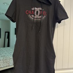 Hoodie Dress With Pockets 