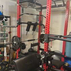 Rep PR5000 Power Rack With Lat Pulldown