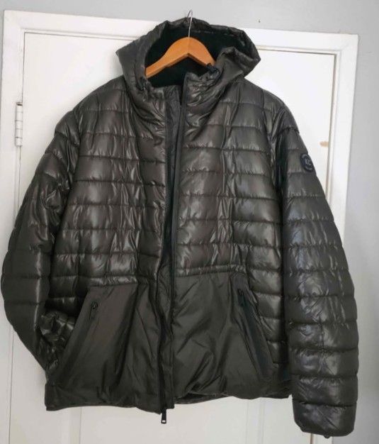 Men's Jacket Kenneth Cole Xl Sherpa Green