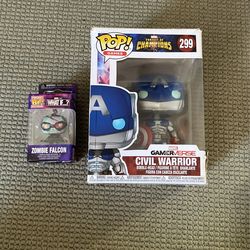 Funko Pop: Civil Warrior & Funko Pop: Zombie Falcon