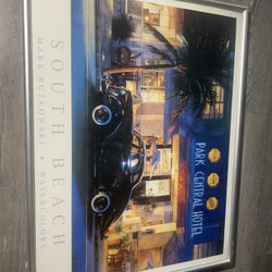 XL various Wall Decor Prints South Beach Print Is In A Custom Michael’s Frame $10 EACH 