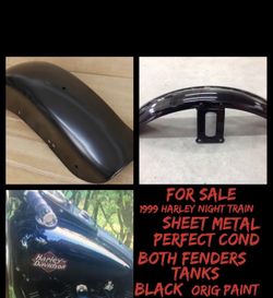 1999 Harley night train tins take off when new