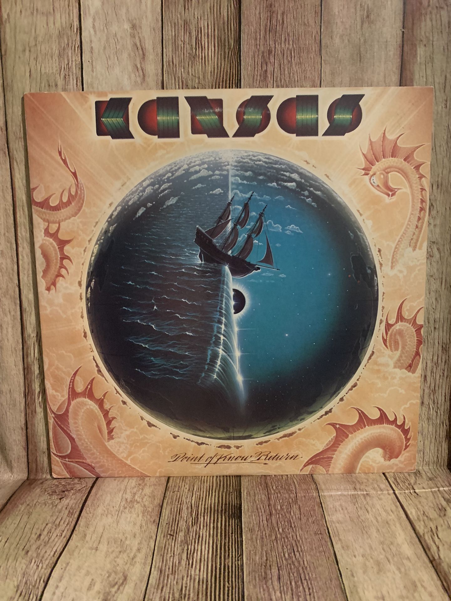 Kansas POINT OF NO RETURN Vinyl LP CBS 34929 US 1977 VG+/VG+