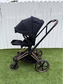 Cybex Priam 4 Stroller Rose Gold Frame - Premium All-Terrain
