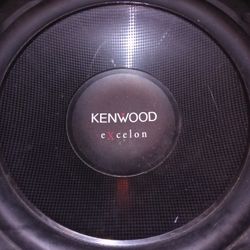 2 Kenwood Excelon 12" Subwoofers 