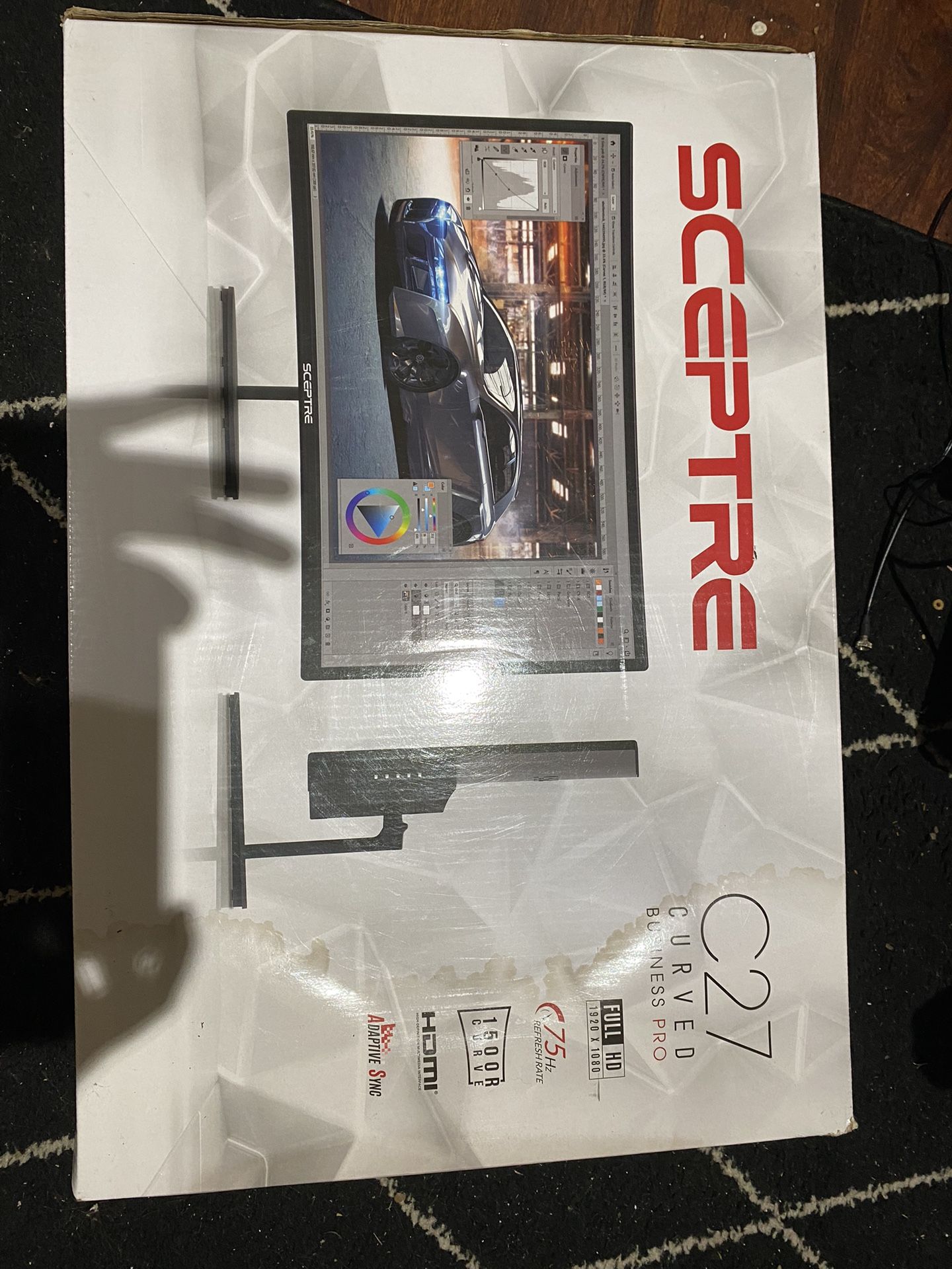 Curved Septer Monitor 75 refresh rate