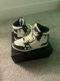 AMIRI bone runners black and white size 33/ size 2