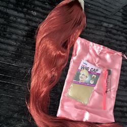 Bright Red Lace Front 