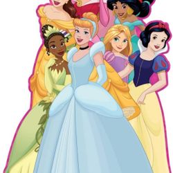 Cardboard People Princess Collage Life Size Cardboard Cutout Standup - Disney