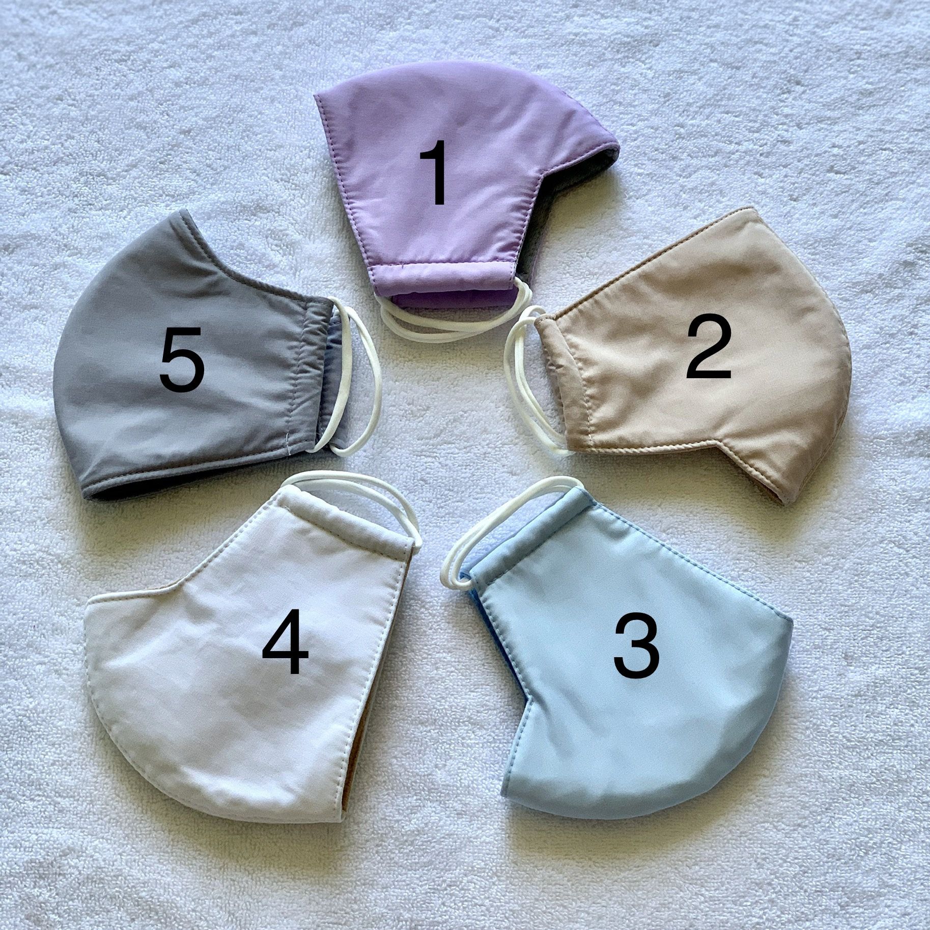 Triple Layer CLOTH FACE MASKS - 3 for $18