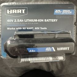 Hart 40v Lithium Ion Battery