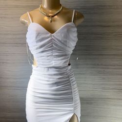 Size S/M White Dress