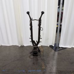 Western Iron Horseshoe and Hames Hat Stand