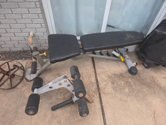 Adjustable Bench with Leg attachment