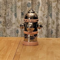 Core & Main 2018 Breast Cancer Awareness Fire Hydrant Cookie Jar Pink Silver