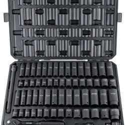  1/2 Impact Socket Set, 65 Piece