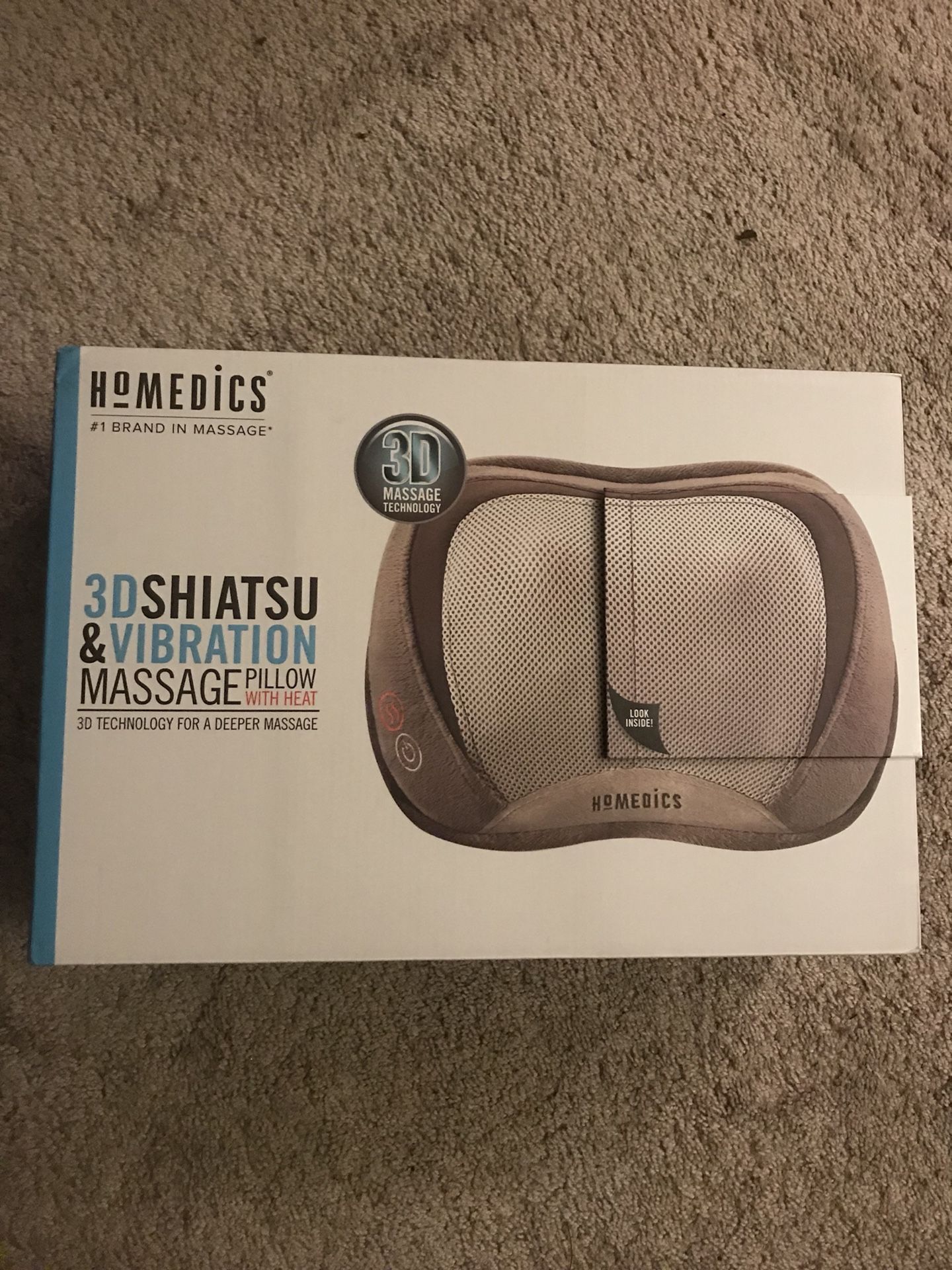 Homedics Shiatsu & Vibration Massage Pillow