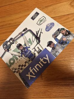 2022 NASCAR driver Justin Allgaier Autographed Signed Championship Photo 10 x 8 inch