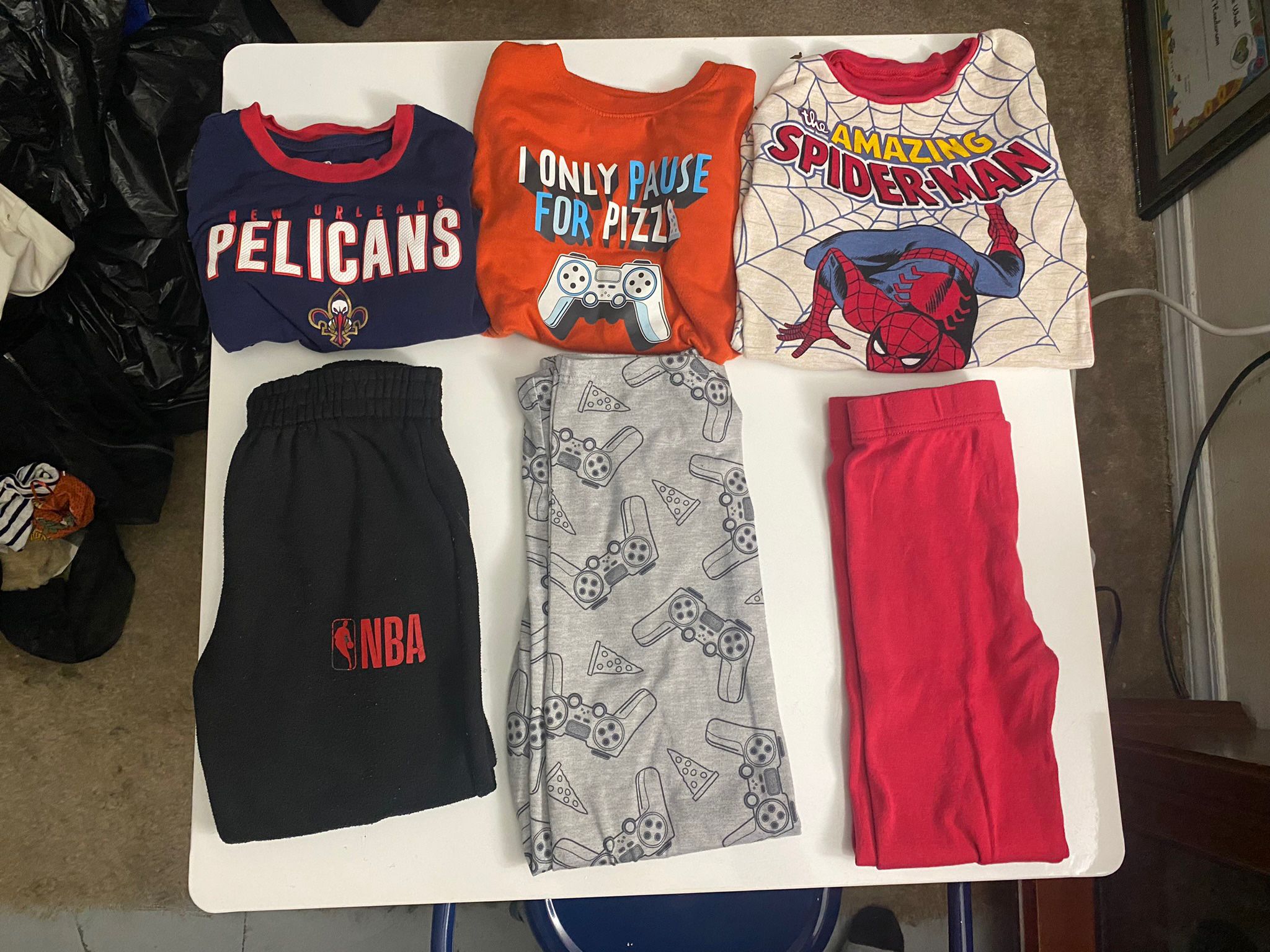 Boys Medium PJ sets and Graphic Tops/Shirts/Hoodie ft Nike, Adidas, NBA, Marvel