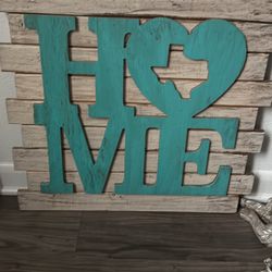 Decor Texas Home Sign