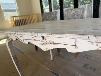 Cottage Core Desk And Cabinet