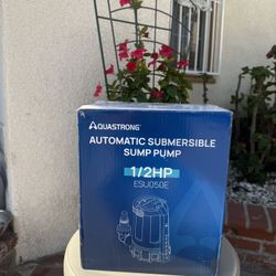 Aquastrong Automatic Submersible Sump Pump 1/2hp