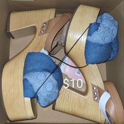 Platform Sandals/ Heels Size 8