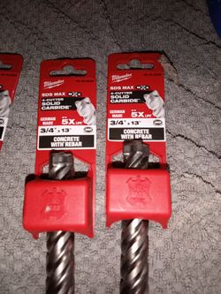 Brand New 3/4 In Half Inch Drive Rotor Hammer Bit