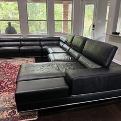 Black Leather Couch