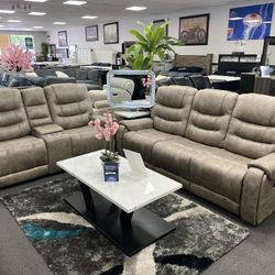 2PC Sofa & Loveseat 