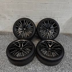 20" OEM Staggered Nissan GTR GT-R Wheels Rims Set of 4 20x9.5 20x10.5 5x114.3