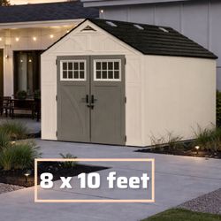 New Suncast Tremont 8x10 Storage Shed w/ Floor – New in Box – Heavy Duty 